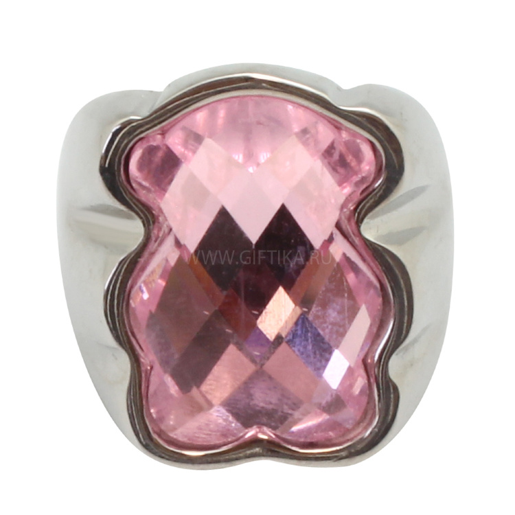 Кольцо Bear Signet Pink