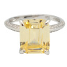 Кольцо Graff Vivid Amber Diamond (100% серебро 925 пробы)